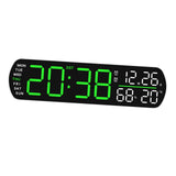 Maxbell Digital Alarm Clock Modern Digital Clock for Dining Room Classroom Farmhouse Green