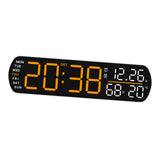 Maxbell Digital Alarm Clock Modern Digital Clock for Dining Room Classroom Farmhouse Yellow