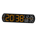 Maxbell Digital Alarm Clock Modern Digital Clock for Dining Room Classroom Farmhouse Yellow