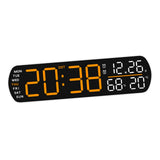 Maxbell Digital Alarm Clock Modern Digital Clock for Dining Room Classroom Farmhouse Yellow