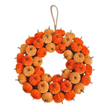 Maxbell Front Door Fall Harvest Wreath 40cm Garland for Festival Farmhouse Halloween