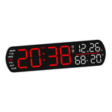 Maxbell Digital Alarm Clock Modern Digital Clock for Dining Room Classroom Farmhouse Red