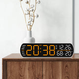 Maxbell Digital Alarm Clock Modern Digital Clock for Dining Room Classroom Farmhouse Red