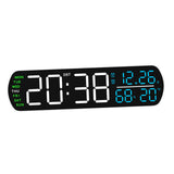 Maxbell Digital Alarm Clock Modern Digital Clock for Dining Room Classroom Farmhouse White