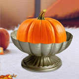 Maxbell Metal Vase Vintage Table Centerpiece Footed Bowl Vase for Wedding Home Party 18x10cm