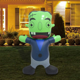 Maxbell Halloween Inflatable Zombie Decoration Sturdy Blow up for Garden Party Patio