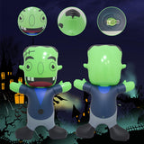 Maxbell Halloween Inflatable Zombie Decoration Sturdy Blow up for Garden Party Patio