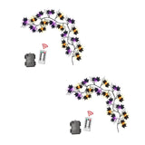 Maxbell Halloween Pumpkin String Lights Unique Waterproof for Outside Harvest Window 1.80m