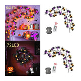 Maxbell Halloween Pumpkin String Lights Unique Waterproof for Outside Harvest Window 1.80m