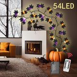 Maxbell Halloween Pumpkin String Lights Unique Waterproof for Outside Harvest Window 1.80m
