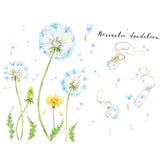 Maxbell Dandelion Grass Wall Sticker Boho Flower Wall Sticker for Bedroom Home Decor