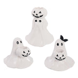 Maxbell 3x Halloween Ghost Figurines Funny Props Ghost Statues for Indoor Party Desk