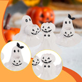 Maxbell 3x Halloween Ghost Figurines Funny Props Ghost Statues for Indoor Party Desk