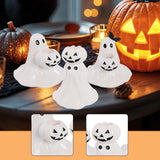 Maxbell 3x Halloween Ghost Figurines Funny Props Ghost Statues for Indoor Party Desk