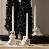 Maxbell 3x Halloween Ghost Figurines Funny Props Ghost Statues for Indoor Party Desk