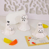 Maxbell 3x Halloween Ghost Figurines Funny Props Ghost Statues for Indoor Party Desk