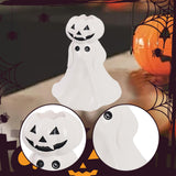 Maxbell Halloween Ghost Figurine Mini Halloween Decoration for Porch Indoor Tabletop Style A