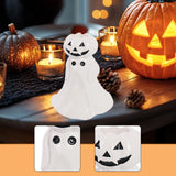 Maxbell Halloween Ghost Figurine Mini Halloween Decoration for Porch Indoor Tabletop Style A