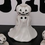 Maxbell Halloween Ghost Figurine Mini Halloween Decoration for Porch Indoor Tabletop Style A