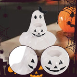 Maxbell Halloween Ghost Figurine Mini Halloween Decoration for Porch Indoor Tabletop Style B