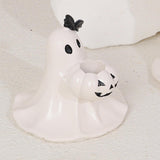 Maxbell Halloween Ghost Figurine Mini Halloween Decoration for Porch Indoor Tabletop Style B