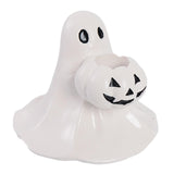 Maxbell Halloween Ghost Figurine Mini Halloween Decoration for Porch Indoor Tabletop Style C