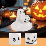 Maxbell Halloween Ghost Figurine Mini Halloween Decoration for Porch Indoor Tabletop Style C