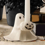 Maxbell Halloween Ghost Figurine Mini Halloween Decoration for Porch Indoor Tabletop Style C