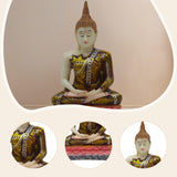 Maxbell Thailand Buddha Statue Thai Buddha Figurine Gift for Living Room Desk Indoor