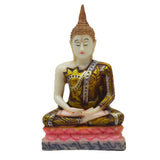 Maxbell Thailand Buddha Statue Thai Buddha Figurine Gift for Living Room Desk Indoor