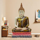 Maxbell Thailand Buddha Statue Thai Buddha Figurine Gift for Living Room Desk Indoor