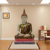 Maxbell Thailand Buddha Statue Thai Buddha Figurine Gift for Living Room Desk Indoor