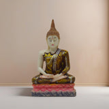 Maxbell Thailand Buddha Statue Thai Buddha Figurine Gift for Living Room Desk Indoor