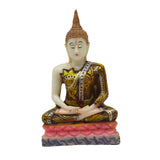 Maxbell Thailand Buddha Statue Thai Buddha Figurine Gift for Living Room Desk Indoor