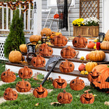 Maxbell 16x Mini Ghost Pumpkin Creative Table Centerpiece for Shelf Kitchen Office