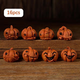 Maxbell 16x Mini Ghost Pumpkin Creative Table Centerpiece for Shelf Kitchen Office