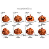 Maxbell 16x Mini Ghost Pumpkin Creative Table Centerpiece for Shelf Kitchen Office