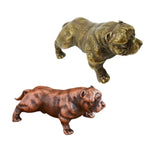Maxbell Dog Figurine Craft Mini Ideal Gift Sturdy Sculpture for Cabinet Bedroom Home Copper
