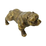 Maxbell Dog Figurine Craft Mini Ideal Gift Sturdy Sculpture for Cabinet Bedroom Home Copper