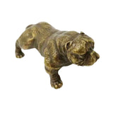 Maxbell Dog Figurine Craft Mini Ideal Gift Sturdy Sculpture for Cabinet Bedroom Home Copper