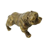 Maxbell Dog Figurine Craft Mini Ideal Gift Sturdy Sculpture for Cabinet Bedroom Home Copper