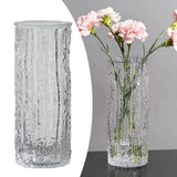Maxbell Clear Glass Vase Indoor Plants Floral Arrangement Ornament for Desktop Table