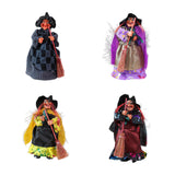 Maxbell Halloween Witch Decoration Party Prop for Mantel Table Centerpiece Fireplace Black Gray Dress