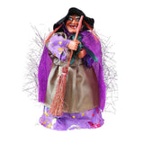 Maxbell Halloween Witch Decoration Party Prop for Mantel Table Centerpiece Fireplace Purple Cape