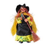 Maxbell Halloween Witch Decoration Party Prop for Mantel Table Centerpiece Fireplace Gold Cape