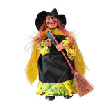 Maxbell Halloween Witch Decoration Party Prop for Mantel Table Centerpiece Fireplace Gold Cape