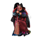 Maxbell Halloween Witch Decoration Party Prop for Mantel Table Centerpiece Fireplace Black Cape
