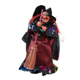 Maxbell Halloween Witch Decoration Party Prop for Mantel Table Centerpiece Fireplace Black Cape