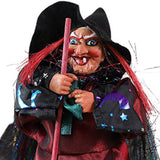 Maxbell Halloween Witch Decoration Party Prop for Mantel Table Centerpiece Fireplace Black Cape