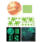Maxbell Glow in The Dark Stars Sticker Creative Glowing for Room Living Room Bedroom